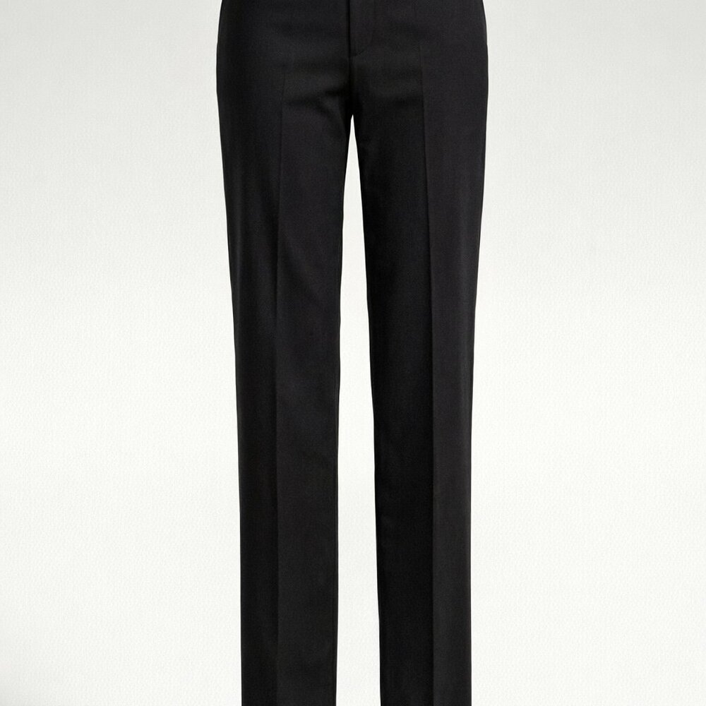 Alfani Women's Black Straight Leg Dress Pants Trousers 16W Slimming Panel